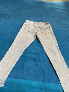 Streachble Ice Grey Colour Jeans