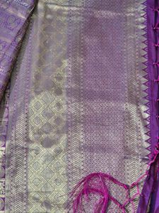 Purple Banarasi Saree
