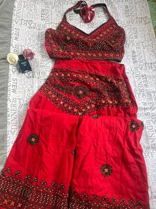 Red Skirt And Top