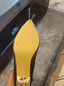 Black And Grey Heels