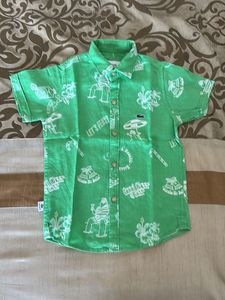 Lacoste Green Patterned Shirt
