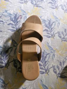 comfortable wedges in beige colour