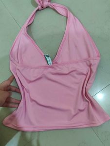 Pink Halter Top