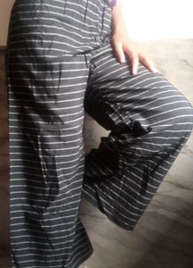 Striped Plazzo Pants