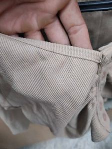 Ribbed Long Sleeve Crop Top (CD)