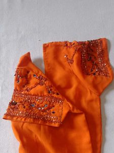 Orange Saree