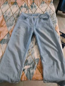 Light Wash Wide Leg Jeans