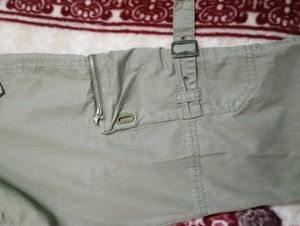 An Olive Green Cargo Pants