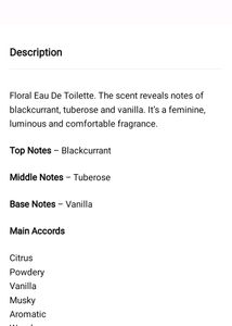 Zara Tuberose