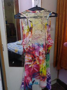 Beautiful Multi Color Floral Dress/Top