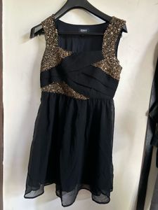 Black & Gold Party Dress