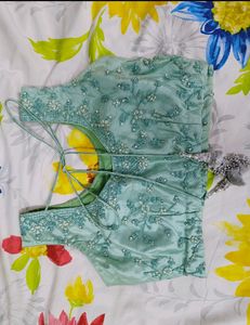 Green Pastel Lehenga