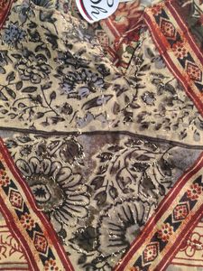 Vintage Patchwork Print Dress