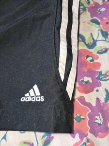 Adidas Black Striped Shorts