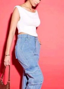 White Cowl Neck Top