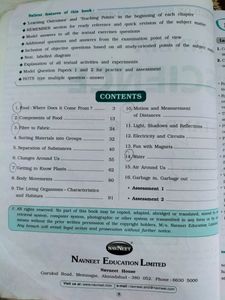 NAVNEET OF STD-6 SCIENCE (Based On NCERT Syllabus)