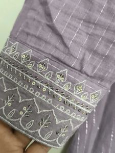 Pure Cotton Full Party Wear Suits