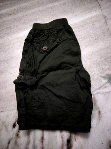Olive Cargo Shorts