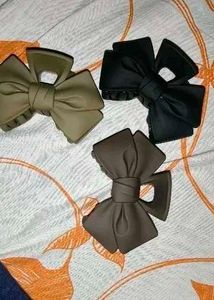 Bow Hair Clips (Set of 3)❤️🌸
