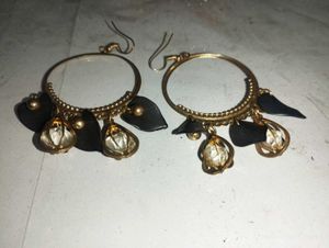 Black Gold Earrings
