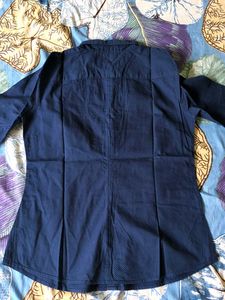 Van Heusen Blue Dotted Shirt