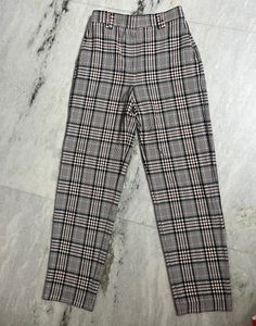 Marks and spencer plaid vintage trousers
