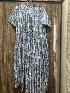 Shirt Style Blue One Piece