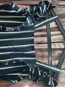 Striped Ruffle Jumpsuit