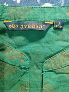 Avaasa Green Kurti