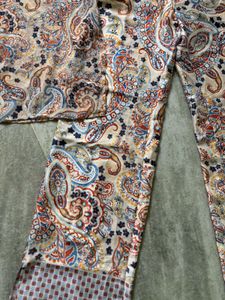 Paisley Print Long Top &amp; Pant Set