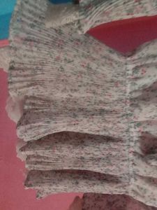 Floral Print Tie Neck Blouse