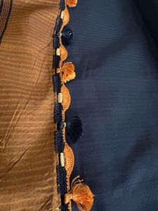 Elegant Black Saree with Border