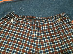 Plaid Trousers Combo + Pyjamas