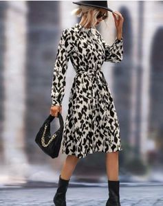 Stylish Animal Print Dress