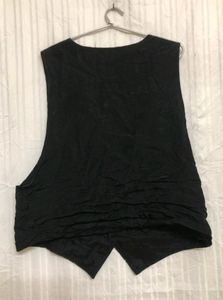 Bonhomie Black Waistcoat