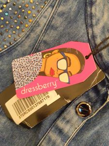 Dressbery Denim Sleeveless Jacket