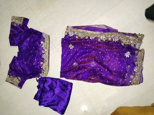Designer Diamond Work Sareee