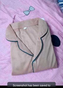 Cute Satin Pajama Set