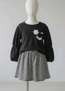Sweatshirt Skirt Set