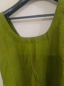 Blue Patterned Casual Pants