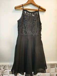 Elegant Black Lace Dress
