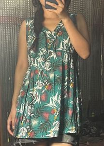 Floral Sleeveless Top