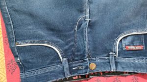 Dark Blue Denim Jeans