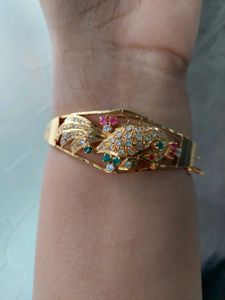 Gold Water Work Bangel