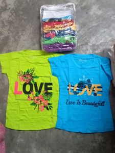 5 7 Year Girl Tshirt Beutiful Colour