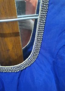 Royal Blue Anarkali Dress