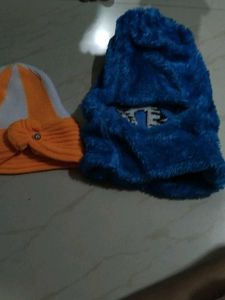 Knitted Hat &amp; Fleece Snood Set