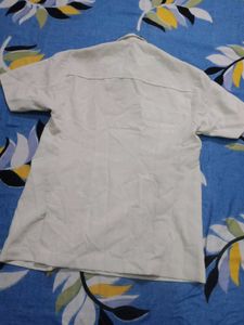 Man Safari Suit Creami Colour