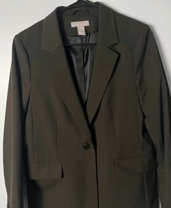 H&m Olive Green Blazer