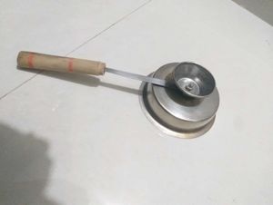 Kitchen Spoons Combo, Steel Sanshi Grater Dhupiyu